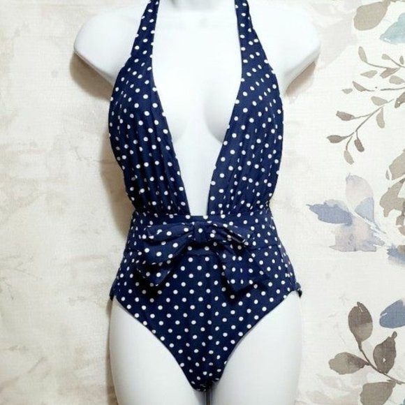 WeWoreWhat Medium Polka Dot Brooklyn One Piece - Picture 8 of 13